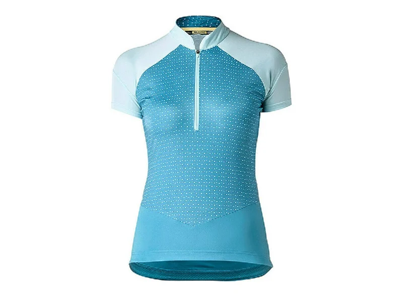 Bicycle pannier rack-Mavic Sequence Graphic Short Sleeve Road Jersey - Womens - Blue Moon