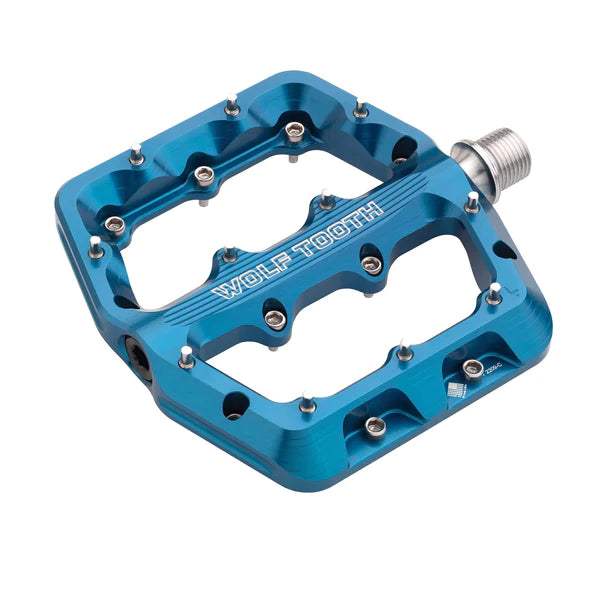 Road bike fork-Wolf Tooth Components Waveform Pedal - Small - Blue