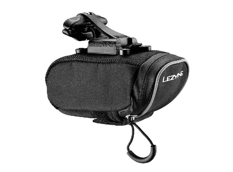 Road bike saddle-Lezyne Micro Caddy QR Saddle Bag - Black