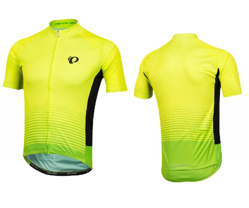 Cycling hydration system-Pearl Izumi Elite Pursuit Graphic Short Sleeve Road Jersey - Screaming Yellow Diffuse