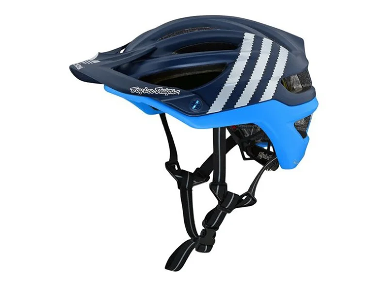 Cycling rain pants-Troy Lee Designs A2 MIPS MTB Helmet - Adidas Ltd Edition - Team Navy-Light Black - 2019