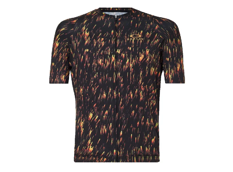 Bicycle pannier set-Oakley Endurance 2.0 Short Sleeve Road Jersey - Gold Dots