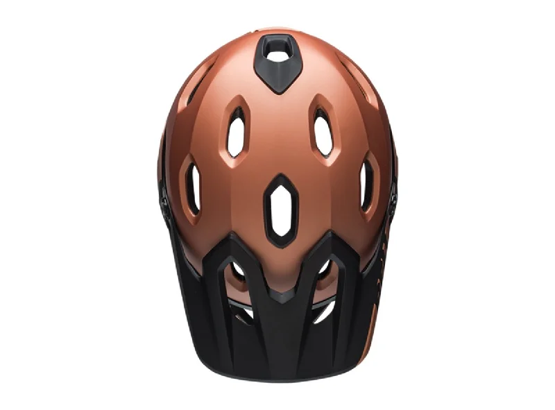 Cycling rain cover-Bell Super DH MIPS Full Face Helmet - Matt Gloss Copper