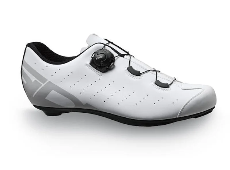 Mountain bike suspension-Sidi Fast 2 Road Shoe - White-Gray