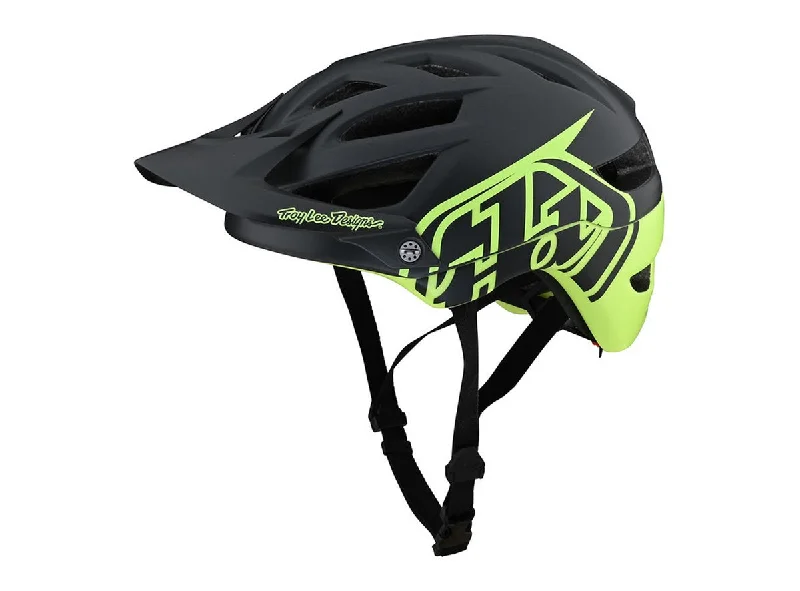 Road bike frame-Troy Lee Designs A1 MIPS MTB Helmet - Classic - Gray-Green - 2021