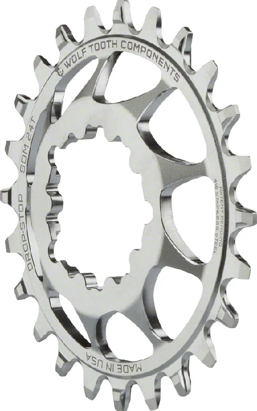 Cycling safety lights-Wolf Tooth Stainless Steel SRAM 3-Bolt Direct Mount Chainrings