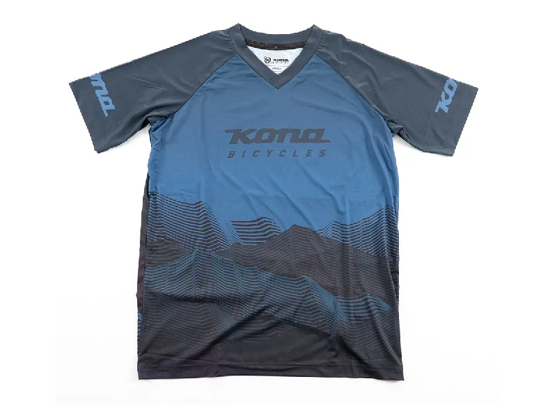 Cycling hi-vis vest-Kona Mountain Short Sleeve MTB Jersey - Navy