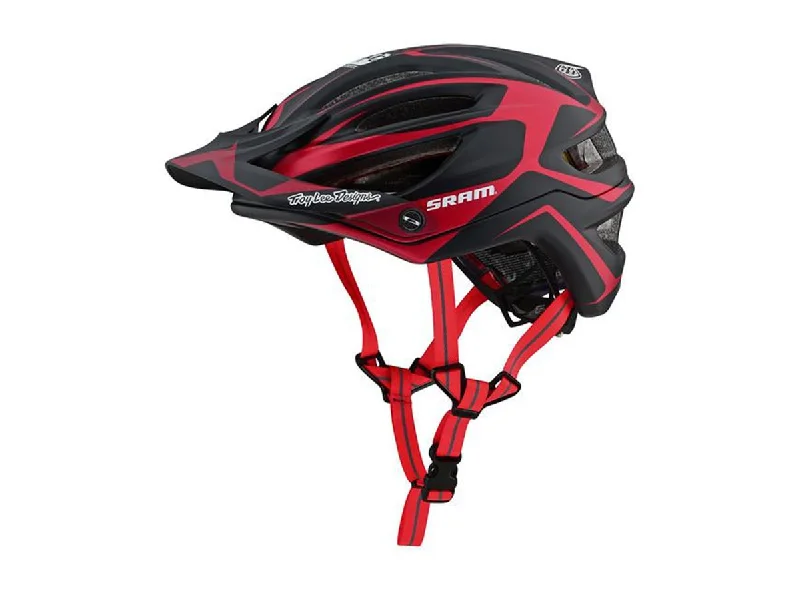 Bicycle chain wax-Troy Lee Designs A2 MIPS MTB Helmet - Dropout - SRAM Red - 2019