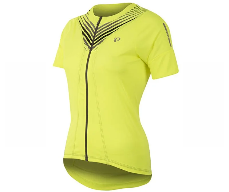 Bike chain oiler-Pearl Izumi Select Pursuit Short Sleeve Road Jersey - Womens - Screaming Yellow Whirl