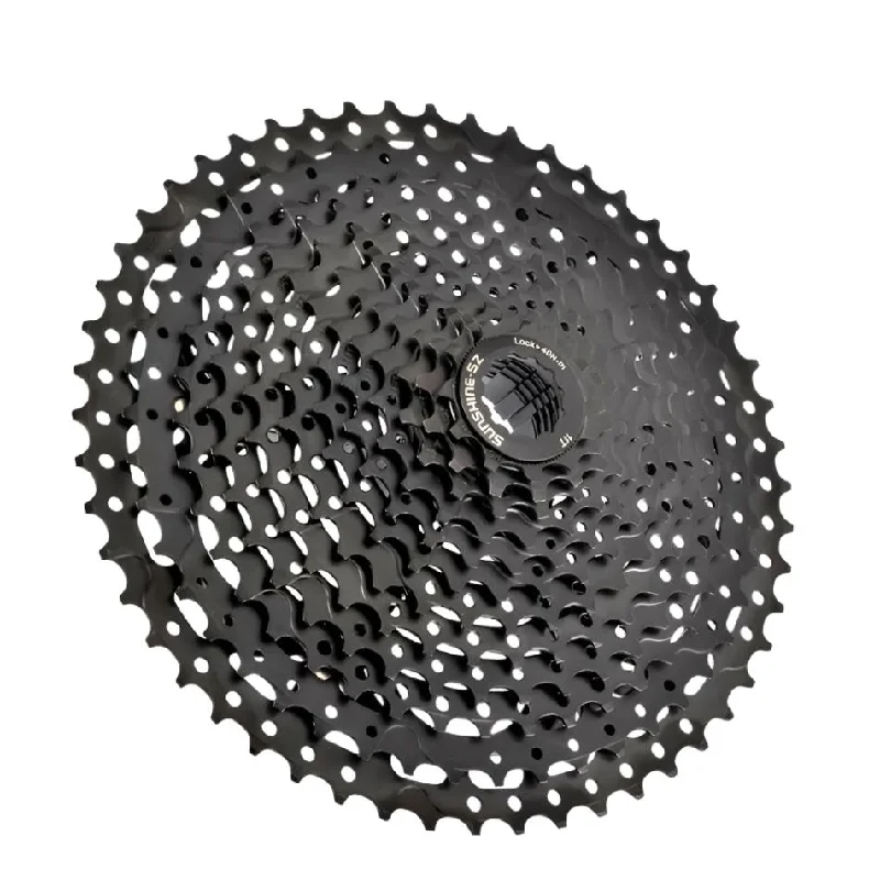 Cycling UV sleeves-SUNSHINE Bicycle Cassette Black Mountain Bike Freewheel 8/9/10/11/12 Speed HG flywheel for SHIMANO HG Structure Specification