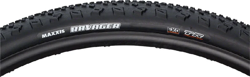 Bicycle rear basket-Maxxis Ravager Tire - 700 x 50 Tubeless Folding Black Dual EXO