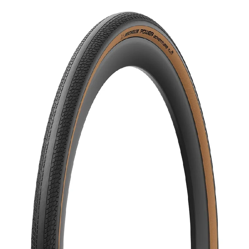 Bike tire tread-Michelin Power Adventure Classic TS TLR 700X48 Black