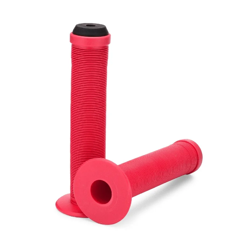 Bicycle front pannier-Flanged BMX Grip - Red