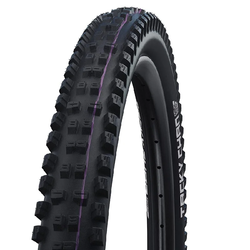 Mountain bike tires-Schwalbe Tacky Chan Mountain Tire 29"x2.40 Folding Clincher Addix Ultra Soft Super Downhill TL Easy 2x67TPI Black