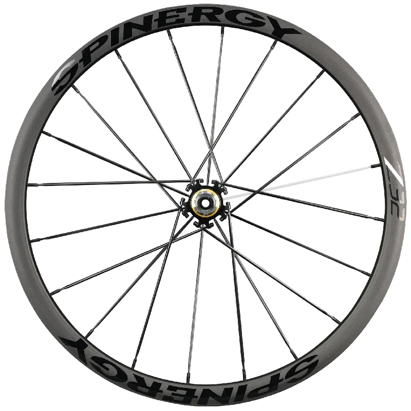 Cycling rain gear-Spinergy Z32 700c Rear XDR Wheel Black