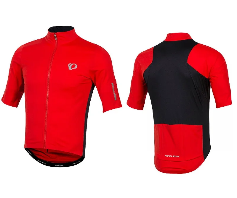 Bike frame cover-Pearl Izumi PRO Pursuit Wind Short Sleeve Road Jersey - Torch Red-Black