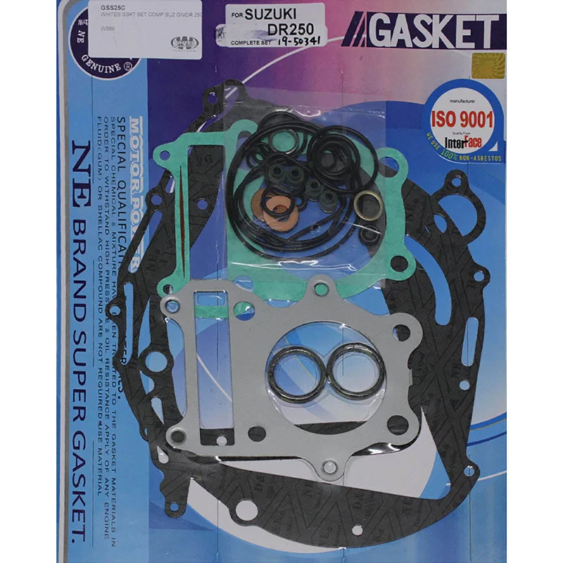 Bicycle rear basket-Whites Complete Gasket Set Suzuki GN250